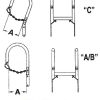011-A - SCALA DI SOSPENSIONE CON PROFILO ANTICADUTA