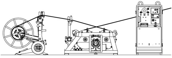 107S6 - ARGANO SCOMPONIBILE - Capacità 70 kN
