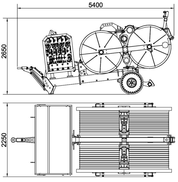 FA154.44 - FRENO - Capacità 4x45 o 2x90 kN