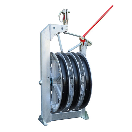 025-E-3HELICOPTER STRINGING BLOCK FOR TWIN AND TRIPLE BUNDLED ...