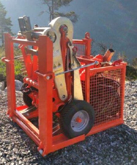 argano idraulico scomponibile